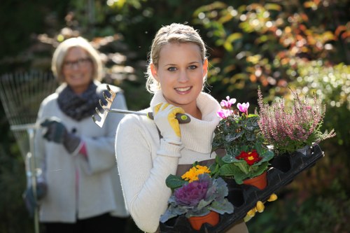 Charity reuse partnership for garden items and landscaping materials